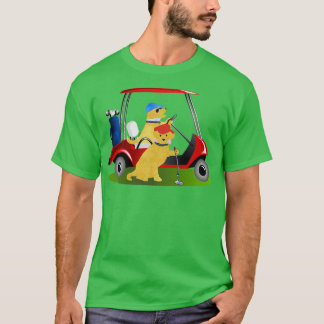 Preppy Dogs Golf T-Shirt