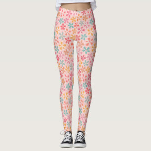 preppy fleur leggings