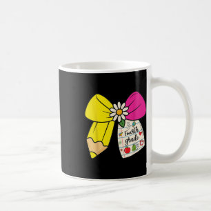 Preppy Fourth Grade Back To School 4th Grade Teach Coffee Mug