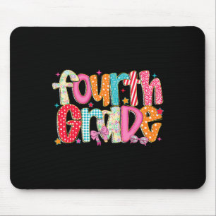 Preppy Fourth Grade Back To School 4th Grade Teach Mouse Pad