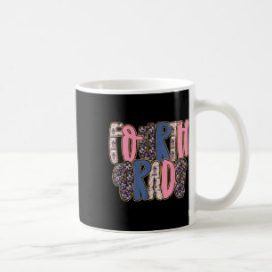 Preppy Fourth Grade Back To School Teachers Studen Coffee Mug