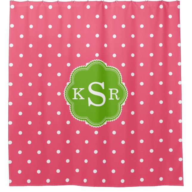 Preppy Girly | Watermelon Pink Green Dots Custom (Front)