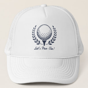 Preppy Golf Birthday Party Trucker Hat