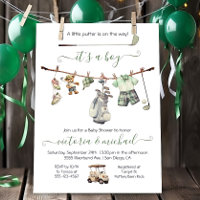 Preppy Golf Boy Baby Shower