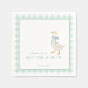 Preppy Goose Baby Shower Napkins