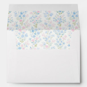 Preppy Grandmillennial Christmas Personalized Envelope
