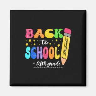 Preppy Hello 5th Grade For First Day Back To Schoo Magnet