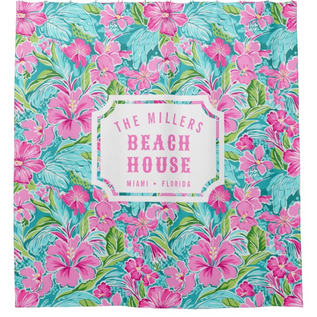 Preppy Hibiscus | Beach House (Front)