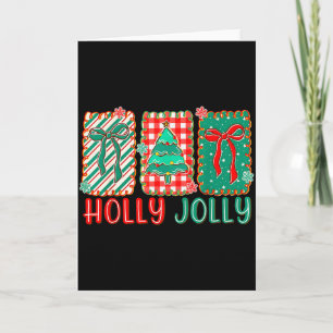 Preppy Joy To The World Xmas Greatest Gift Of All  Card