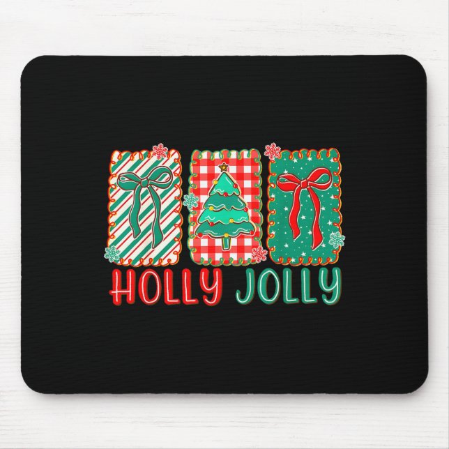 Preppy Joy To The World Xmas Greatest Gift Of All  Mouse Pad (Front)