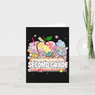 Preppy Kids Second Grade 2025 Preschool 2nd Grade  Card