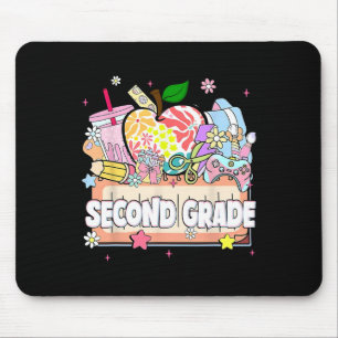 Preppy Kids Second Grade 2025 Preschool 2nd Grade  Mouse Pad