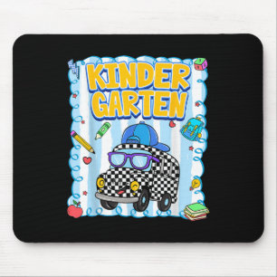 Preppy Kindergarten Back To School Boys First Day  Mouse Pad