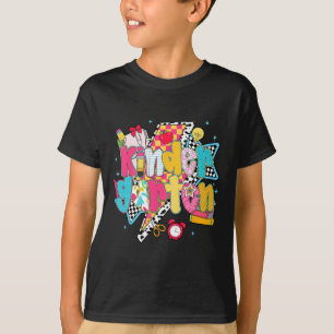 Preppy Kindergarten Dream Team Back To School Teac T-Shirt