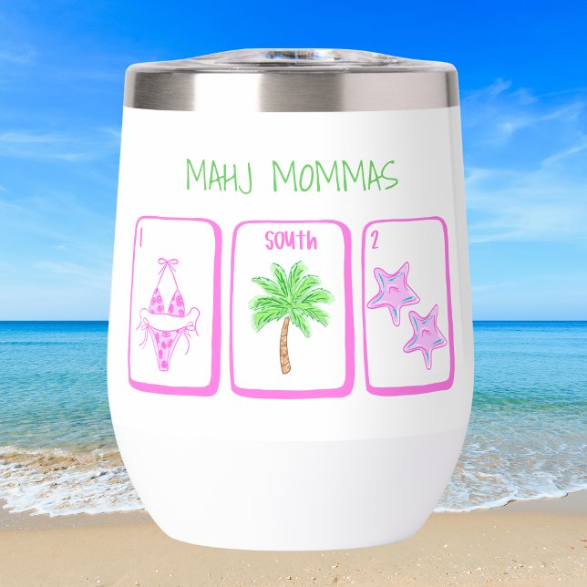 Preppy MAHJ MOMMAS Beach Mahjong Personalized (Creator Uploaded)
