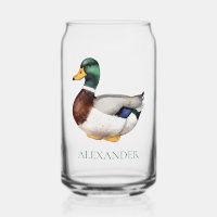 Preppy Mallard Duck Personalized