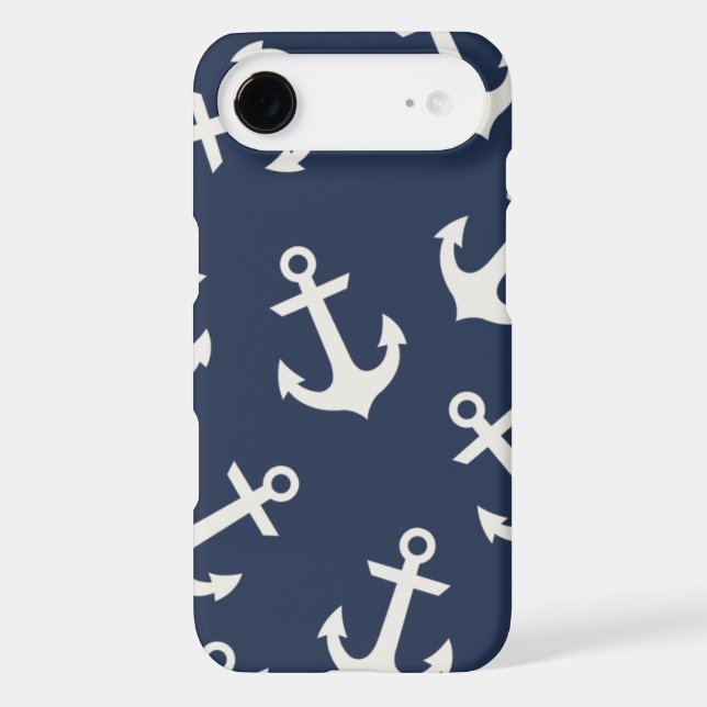 Preppy Nautical Anchor  IPHONE 4 4S Case Cover (Back)