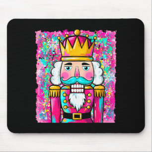 Preppy Nutcracker Merry Christmas Xmas Pajamas Wom Mouse Pad
