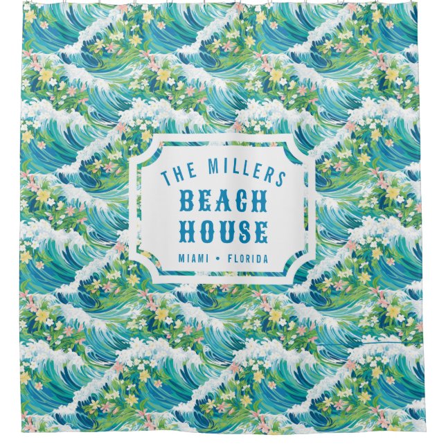 Preppy Ocean Waves | Beach House (Front)