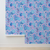 Preppy Palm Beach Blue & Lavender Turtles