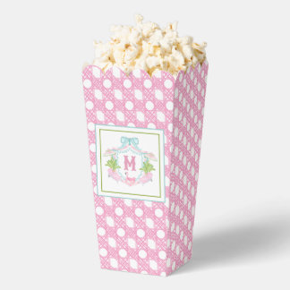 Preppy Palm Beach Monogram Crest Favor Box