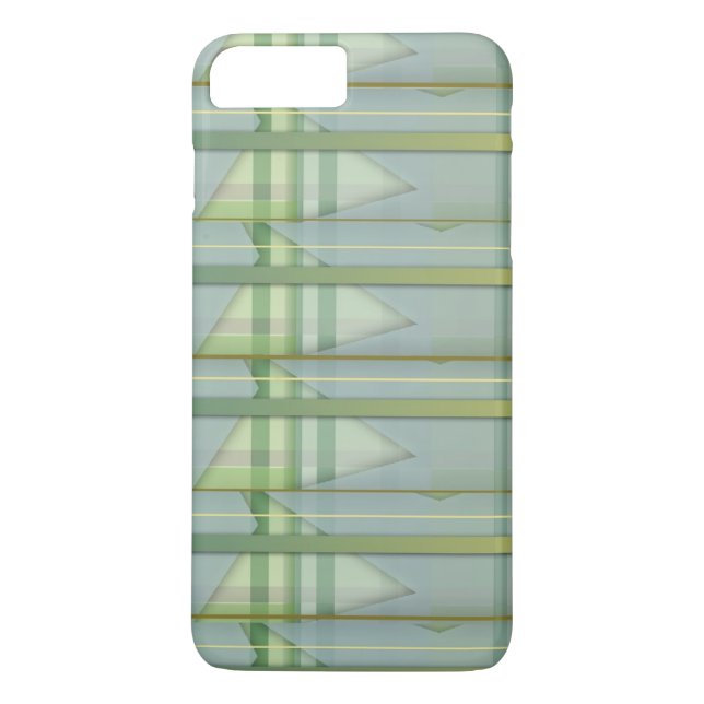 Preppy Pastel Plaid Soft Colours Iphone Case (Back)