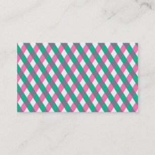Preppy Pattern Business Card