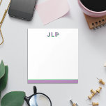 Preppy Personalized Initial Notepads<br><div class="desc">My Preppy Personalized Initial Notepads make great for gifts for friends, family and even yourself. Personalize with initials for a unique gift.</div>