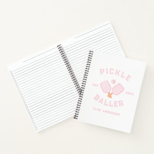 Preppy Pickle Baller Notebook