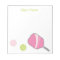 Preppy Pickleball Personalized Notepad