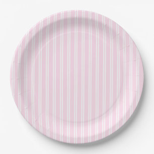 Preppy Pink Ballerina Slippers First birthday  Paper Plate