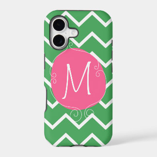 Preppy Pink Green Case -Mate iPhone 5 Mally Mac