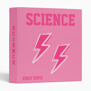 Preppy Pink School Subject Binder