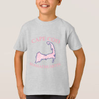 Preppy Pink Striped Cape Cod Silhouette Boy's