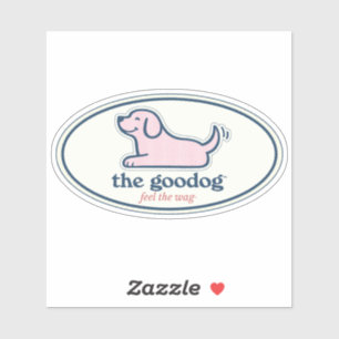 Preppy Pink White Stripe Seersucker Dog Oval