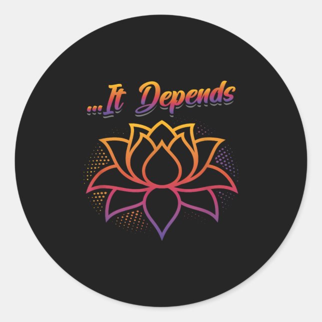 Preppy Pumpkin Jack O Lantern Floral Patchwork Fal Classic Round Sticker (Front)