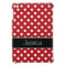 Preppy Red and Black Polka Dots Personalized