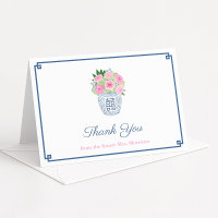 Preppy Roses Ginger Jar Bridal Shower Personalized