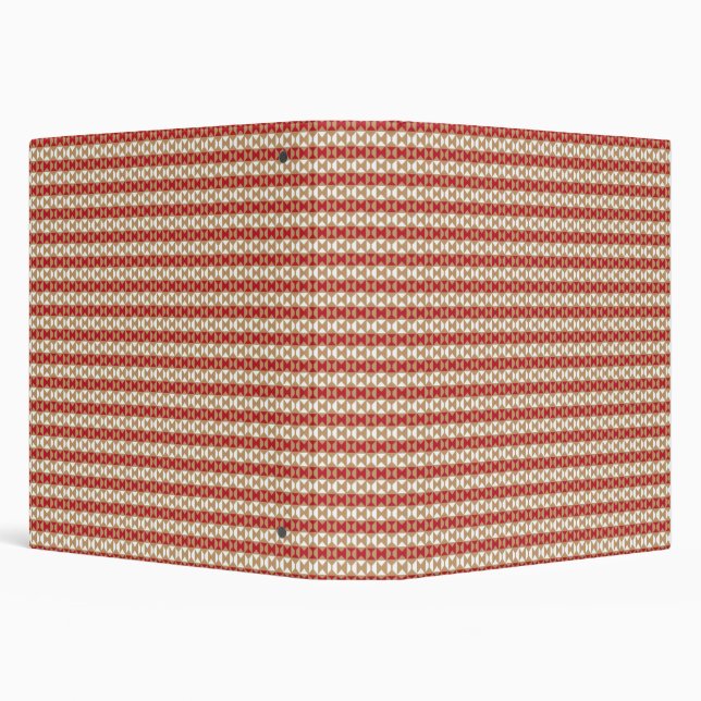 Preppy School Year Geometric Design Binder (Background)