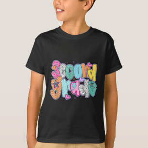 Preppy Second Grade Back To School 2nd Grade Teach T-Shirt
