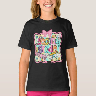 Preppy Second grade Back To School Teacher Kinder T-Shirt