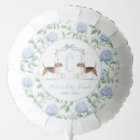 Preppy Southern Blue Boy Beagle Baby Shower