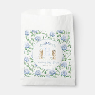 Preppy Southern Blue Boy Dog Baby Shower Favour Ba Bag