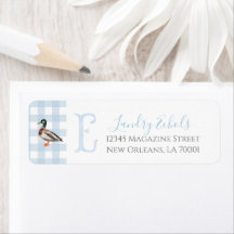 Preppy Southern Blue Boy Duck Baby Shower