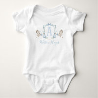 Preppy Southern Blue Stork Boy Baby Shower