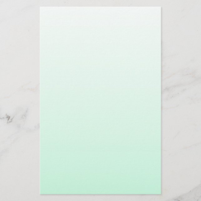 preppy spring colour pastel seafoam green mint stationery (Front)