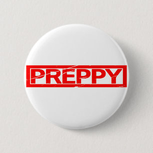 Preppy Stamp 2 Inch Round Button