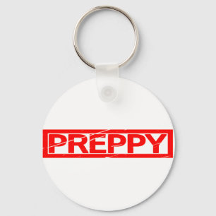 Preppy Stamp Keychain
