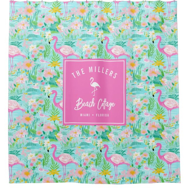 Preppy Summer Flamingo | Beach House (Front)