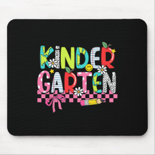 Preppy Supplies Kindergarten Happy Last Day Of Sch Mouse Pad